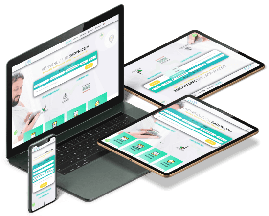 Site web adaptatif et responsive